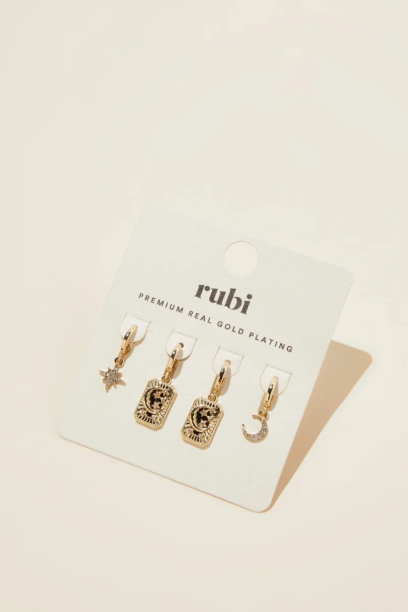 روبي 2Pk Mid Earring